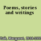 Poems, stories and writings