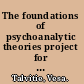The foundations of psychoanalytic theories project for a scientific enough psychoanalysis /