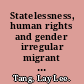 Statelessness, human rights and gender irregular migrant workers from Burma in Thailand /