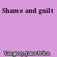 Shame and guilt