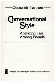 Conversational style : analyzing talk among friends /