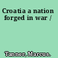 Croatia a nation forged in war /