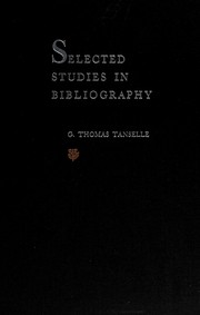 Selected studies in bibliography /