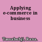 Applying e-commerce in business
