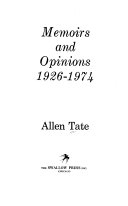 Memoirs and opinions, 1926-1974 /