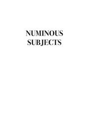 Numinous subjects : engendering the sacred in western culture /