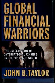 Global financial warriors : the untold story of international finance in the post-9/11 world /