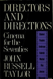 Directors and directions ; cinema for the seventies /