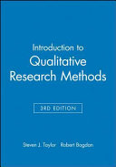 Introduction to qualitative research methods : a guidebook and resource /