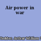 Air power in war