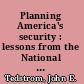 Planning America's security : lessons from the National Defense Panel /