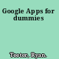 Google Apps for dummies