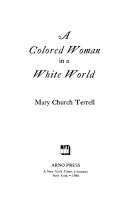 A colored woman in a white world /