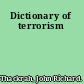 Dictionary of terrorism