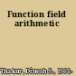 Function field arithmetic