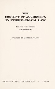 The concept of aggression in international law /