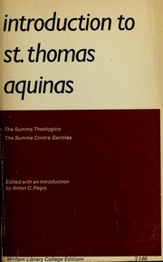 Introduction to Saint Thomas Aquinas /