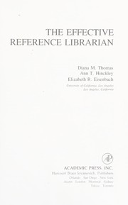 The effective reference librarian /