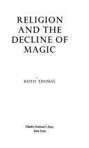 Religion and the decline of magic /