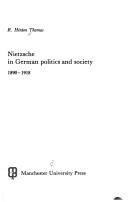 Nietzsche in German politics and society, 1890-1918 /