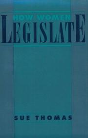 How women legislate /