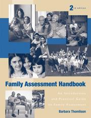 Family assessment handbook : an introductory guide to family assessment and intervention /