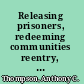 Releasing prisoners, redeeming communities reentry, race, and politics /