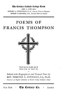 Poems of Francis Thompson /