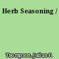 Herb Seasoning /