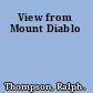 View from Mount Diablo