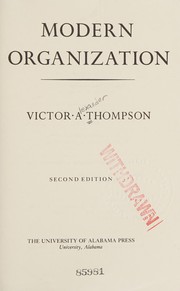 Modern organization /