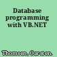 Database programming with VB.NET