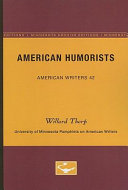 American humorists