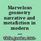 Marvelous geometry narrative and metafiction in modern fairy tale /