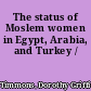 The status of Moslem women in Egypt, Arabia, and Turkey /