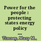 Power for the people : protecting states energy policy interests in an era of deregulation /
