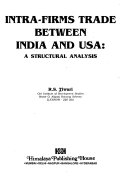 Intra-firms trade between India and USA a structural analysis /