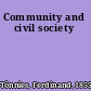 Community and civil society
