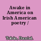 Awake in America on Irish American poetry /