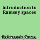Introduction to Ramsey spaces