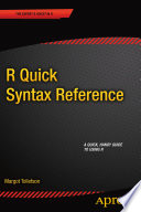 R quick syntax reference