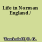 Life in Norman England /