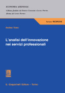 L'analisi dell'innovazione nei servizi professionali /