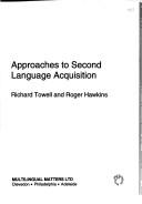 Approaches to second language acquisition /