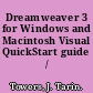 Dreamweaver 3 for Windows and Macintosh Visual QuickStart guide /