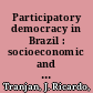 Participatory democracy in Brazil : socioeconomic and political origins /