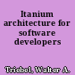 Itanium architecture for software developers