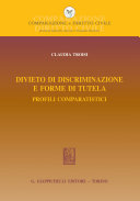 Divieto di discriminazione e forme di tutela : profili comparatistici /