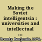 Making the Soviet intelligentsia : universities and intellectual life under Stalin and Khrushchev /