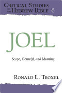 Joel : scope, genre(s), and meaning /